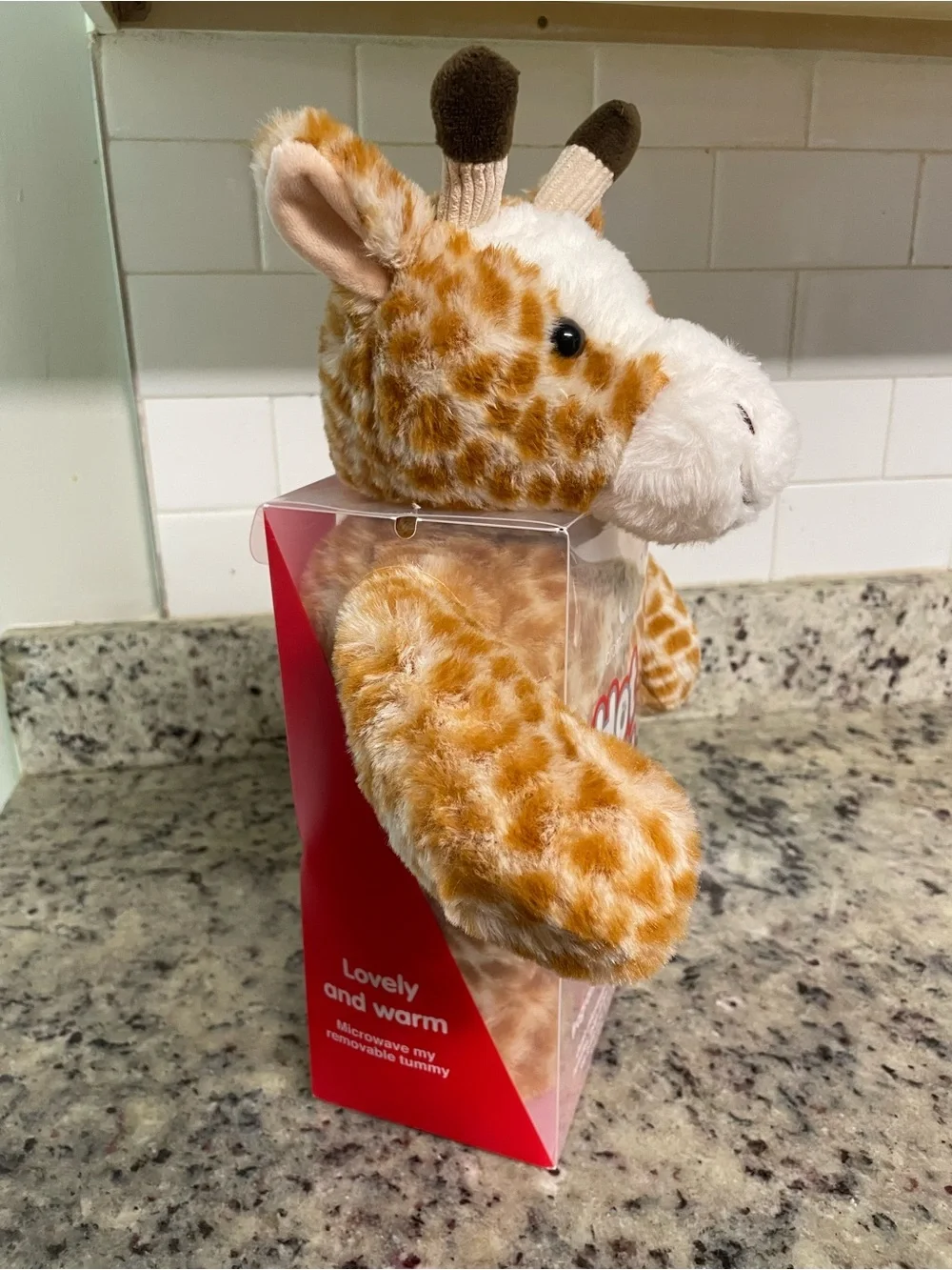 Aroma Home Hot Hugs Microwaveable Hottie Plush (Giraffe) - Lavender Scent gift